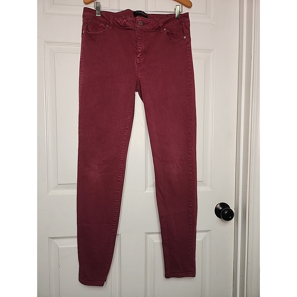Liverpool Skinny Womens 14/32 Jeans High Rise Burnt Red Style XM2129LQY Stretch